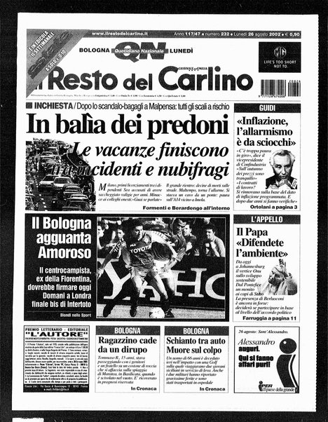 Il Resto del Carlino : giornale dell'Emilia